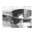 thumbnail image 2 of Vess, June Erica 32x26 Black Ornate Wood Framed with Double Matting Museum Art Print Titled - Neutral landscape Sketch I, 2 of 4