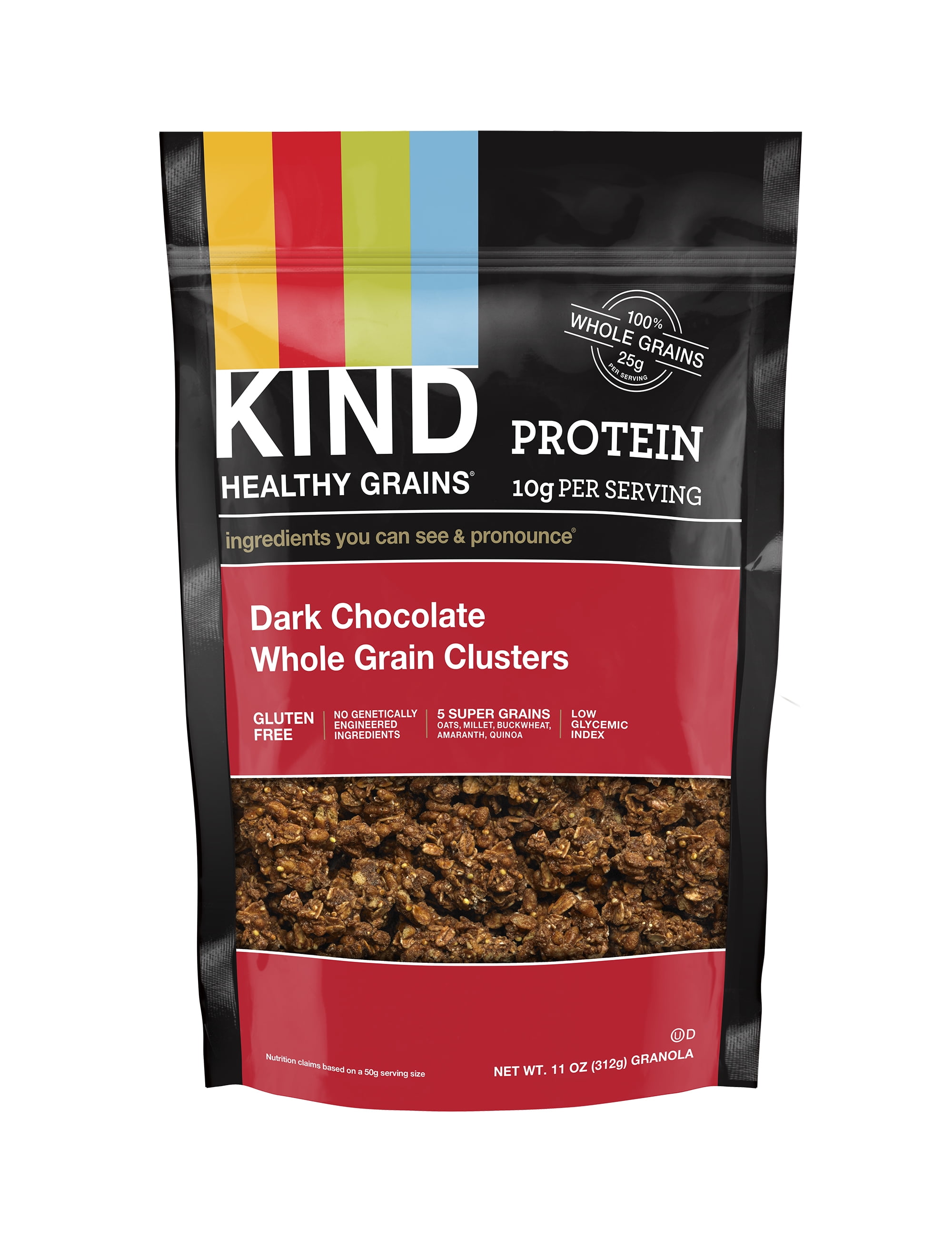 KIND Healthy Grains Granola Clusters, Dark Chocolate with Whole Grains