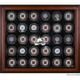 thumbnail image 3 of Los Angeles Kings 30-Puck Brown Display Case, 3 of 3