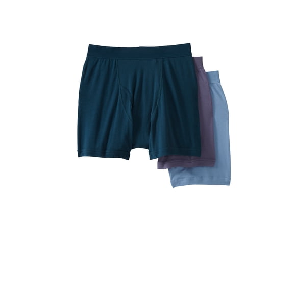 KingSize Men's Big & Tall Cotton Boxer Briefs 3-Pack