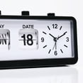 thumbnail image 5 of Unique Bargains Silent Non Tick Clock Black 7.8"L x 1.9"W x 3.7"H, 5 of 8