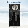 thumbnail image 3 of PHYHOO Animal Cat , Sand Free Microfiber Beach Blanket, Quick Dry Absorbent Bath Towels for Swimming Pool, Camping, Picnic, Yoga Gym Sports 30x60in, 3 of 8