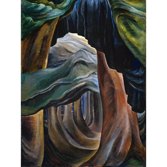 Emily Carr Forest British Columbia Painting Extra Large XL Wall Art Poster Print