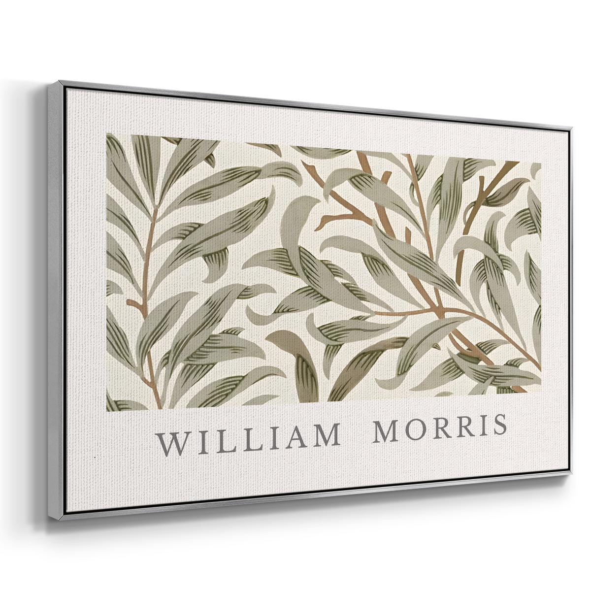 Vintage Botanical Print-LXIII By Wexford Home Framed in Silver Wood Gallery Wrapped Canvas 17 in. x 25 in.