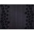 thumbnail image 2 of Zelouf Maeve Flocked Scuba  , Sewing, DIY, Crafts Fabric by the Yard, Black/black, 3 Yard, 2 of 2