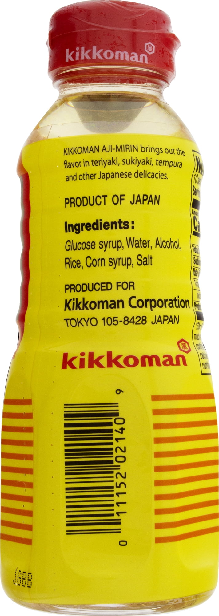 Kikkoman Mirin Sweet Cooking Rice Seasoning 10 fl oz Bottle, Gluten-Free