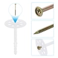 thumbnail image 4 of Clavos de Aislamiento Perforados de 102mm, Paquete de 50 Tornillos de Expansión de Plástico para Fijar Tableros de Espuma, 4 of 6