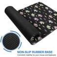thumbnail image 6 of Long Mouse Pads for Desk,Black Cartoon Unicorn Lightning Pattern Desk Mats on Top Of Desks, Desk Mouse Pad Extra Large with 3mm Non-Slip Base and Stitched Edge for Gaming,Office,Work,Home 47.3"x23.6", 6 of 6