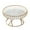 Size S, variant on en Metal Iron Wire Round Fru Basket Bowl, Table Centerpiece Breathable Decorative Party Decor Srage, Display, Dry and Washing Sturdy , Size S