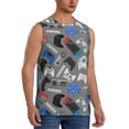 thumbnail image 2 of Balery Video Game Men's Sleeveless Muscle Shirts Workout Tank Top, Moisture Wicking, Odor Protection-Small, 2 of 8