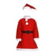 thumbnail image 2 of Disfraz de Papá Noel para niños con sombrero, disfraz de vacaciones, disfraces de Navidad para niños, traje de Navidad para de año Nuevo , Niña de 4 Niña de 4 a 6 años, 2 of 9