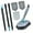 Gray, variant on WeiLaiKeQi Shower Cleaning Scrub Brush Scouring Pads Tub Tile Scrubber Brush White