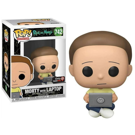Funko Rick & Morty POP! Animation Morty with Laptop Vinyl Figure