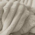 thumbnail image 4 of FFH Plush Chaise Lounge Chair Indoor, Boneless Sleeper Sofa Bed, No Assembly Required, White, 4 of 7