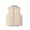 Beige, variant on WRKEKC Kids Down Vest Lightweight Sleeveless Puffer Jacket Stand Collar Solid Color Warm Outerwear for Boys Girls 4-16 Years Fall Winter Layering Piece