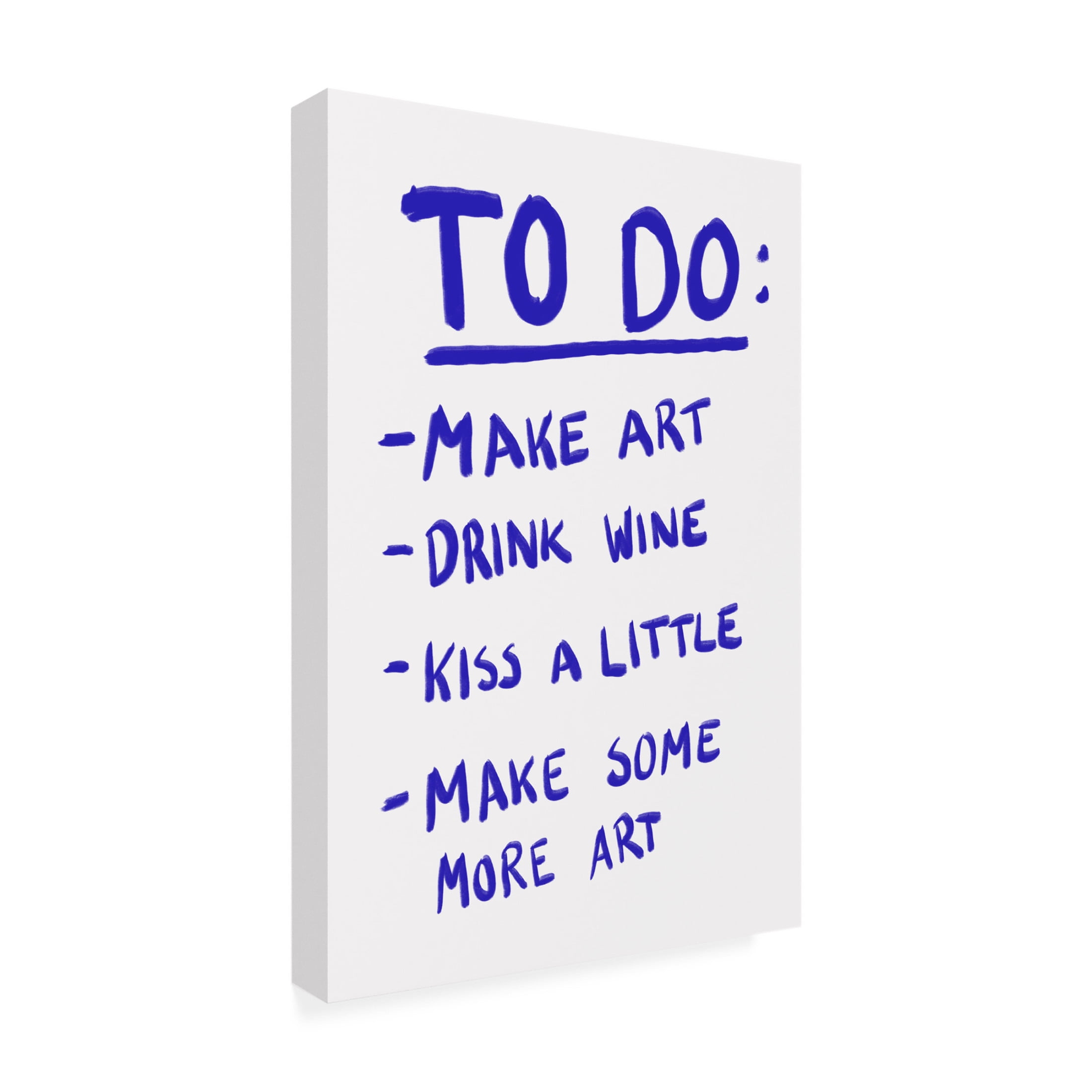 Trademark Fine Art Athene Fritsch To Do Canvas Wall Art