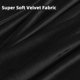 thumbnail image 5 of Cortinas Joydeco de terciopelo negro, 183 x 183 cm, 2 paneles, opacas, 5 of 7