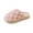 Pink, variant on Women's Checkered Fuzzy Slippers Cozy Plush House Slides Soft Indoor Footwear Trendy Winter Warm Slip On Shoes Non Slip Watermelon Red Women Sandal