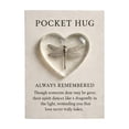 thumbnail image 6 of Emdiqzs Pocket Hug Sympathy Gift Heart Resin Keepsake Token Set with Message Cards Bereavement Gift for Grieving Loved Ones Clear Silver, 6 of 7
