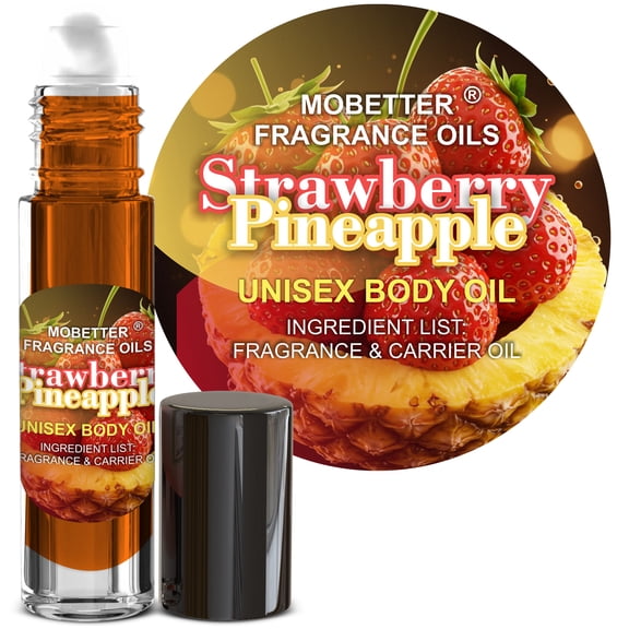 MOBETTER FRAGRANCE OILS Strawberry Pineapple Fragrance Body Oil for Unisex