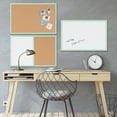 thumbnail image 3 of Pastel Magnetic Whiteboard - 400 x 300 mm - Lacquered Steel Surface, Pastel Green MDF Frame, 3 of 3