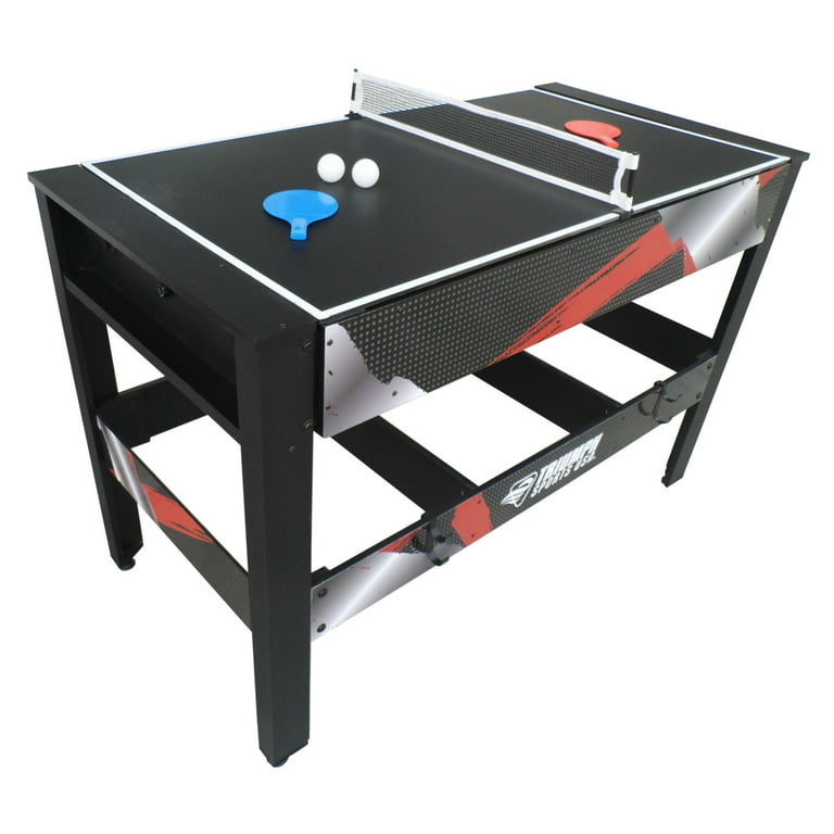 Triumph 4-in-1 Rotating Swivel Multigame Table – Air Hockey, Billiards,  Table Tennis, and Launch Football