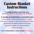 Personalised Blanket, Custom Blanket with Photos Text.Custom Blanket with 111 Photo Collages