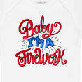 thumbnail image 4 of Inktastic Baby Im a Firework Hand Lettered Boys or Girls Baby Bodysuit, 4 of 5