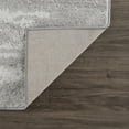thumbnail image 4 of Hauteloom Liverpool Modern Abstract Bedroom Living Room Area Rug - Boho Carpet - Contemporary Bohemian Farmhouse - Black, Light Grey, Dark Grey, Off White - 7'10" x 10', 4 of 12