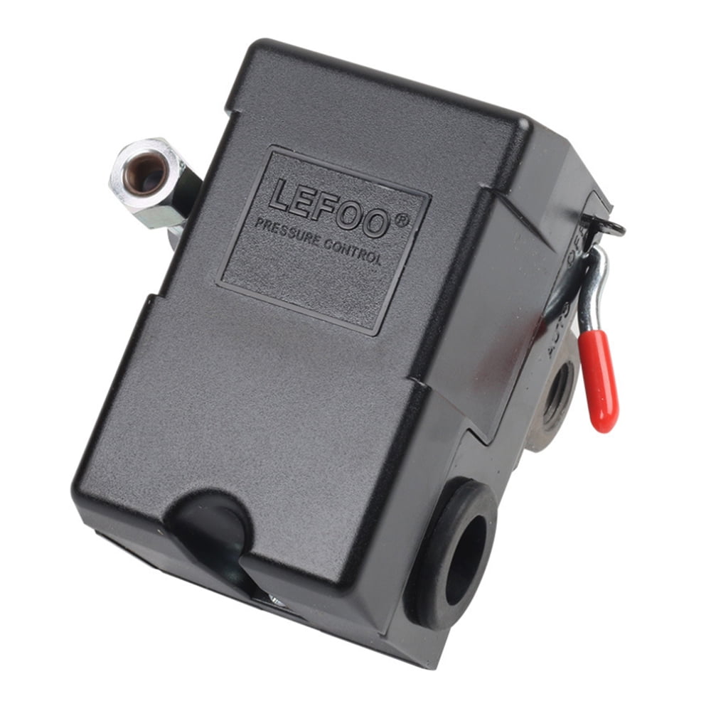 Lefoo Quality Air Compressor Pressure Switch Control 95-125 PSI 4 Port w/ 
