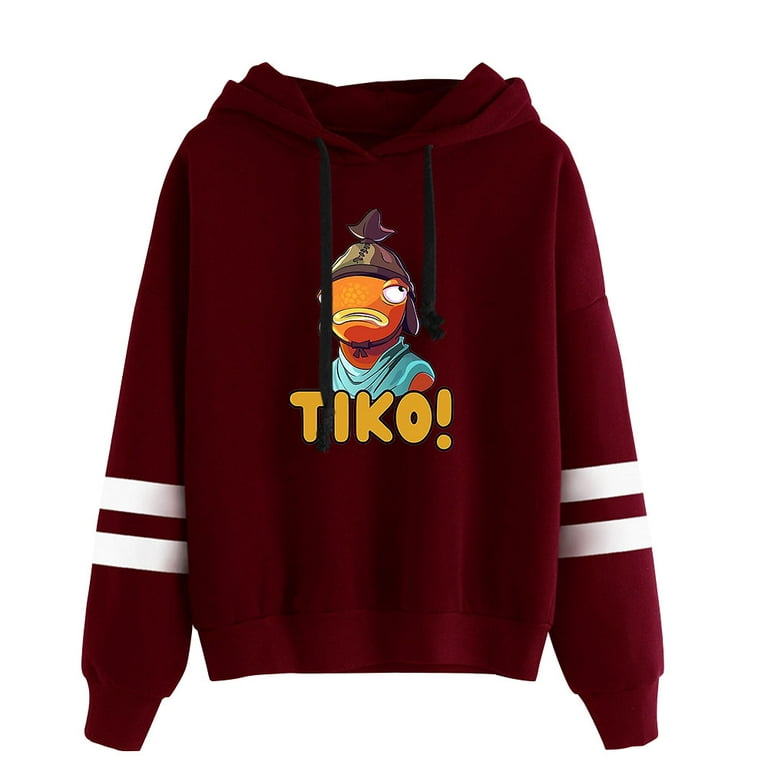 Tiko Sad Fishstick Merch Hoodies Pocketless Parallel Bars Sleeve Sweatshirt Woman Man Clothes