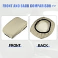 thumbnail image 7 of Unique Bargains Car Center Console Armrest Cover Protector Neoprene Fabric for Subaru Forester 2015-2018 Brown, 7 of 7