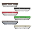 thumbnail image 4 of HANXIULIN Replacement Canopy Cover Swing Seat 2 & 3 Seater Sizes Hammock Cover Top Garden, 55.91x47.24x7.09Inch, 4 of 6