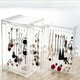 thumbnail image 5 of Soidarity Caja de almacenamiento de joyas, soporte de exhibición para pendientes, cajón, joyas que muestran organizador transparente, Bolsas de maquillaje, 5 of 6