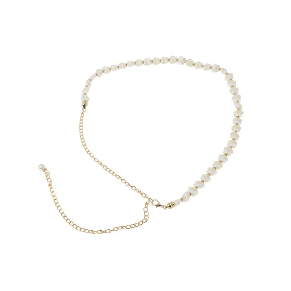Unique Bargains 1 Pc Waist Chain Elegant Adjustable Waist Cord for Women White