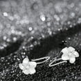 thumbnail image 7 of Miommo 925 Sterling Silver Perilla Flower Earrings for Women, Hypoallergenic Simple Floral Stud Earrings Jewelry Gift, 7 of 7