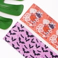 thumbnail image 4 of Cintas de satén de grogrén estampadas para Halloween, suministros de embalaje para decoración artesanal, 5 yardas 67851, 4 of 4