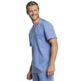 thumbnail image 3 of Cherokee Workwear Revolution Tech Men Scrubs Top V-Neck WW755AB, 3 of 5