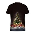 thumbnail image 5 of Lolmot Womens Short Sleeve V-Neck Christmas Tree Printed Working Uniform Scrub Tops Christmas Graphic Nursing Uniform T-Shirts Blouse with Pockets, 5 of 5