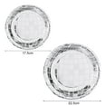 thumbnail image 4 of comerut 25Pcs Disco Party Disposable Plate Shiny Vintage Wedding Birthday 70/80s Themed Party Table Decoration Food Grade Paper Dinner Dish Dinnerware Kit, 4 of 6