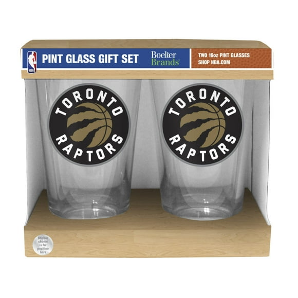 Raptors Pint Glass 2-Pack Set