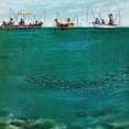 thumbnail image 7 of Marmont Hill School of Fish Among Lines by Thornton Utz Painting Print on Wrapped Canvas, 7 of 7
