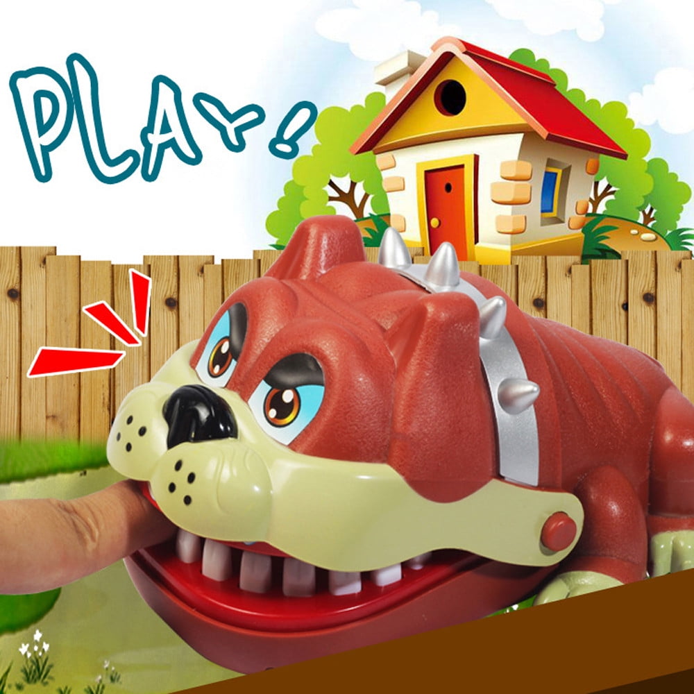 Luck Dog Bulldog Dentist Bite Finger Funny Game Party Family Toy For Kids Adult 