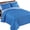 Blue, variant on Reversible Bedspread Set By Collections Etc.™