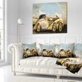 thumbnail image 3 of Designart Futuristic Gold Machine - Abstract Throw Pillow - 18x18, 3 of 5
