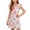 Multicolor-A, variant on Spring Summer Floral Print Flutter Sleeve Cheongsam Dress Vintage Mandarin Collar A Line Knee Length Qipao for Casual Vacation Wear, 3-12Y