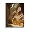 thumbnail image 4 of Stupell Industries Sandy Desert Cliffs Peaceful Arid Canyon Landscape Painting White Framed Art Print Wall Art, Design by Ziwei Li, 4 of 5