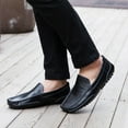 thumbnail image 7 of Men's Casual Fashion Leather Shoes Comfortable Lazy Loafers Outdoor Driving Work, 7 of 7