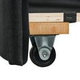 thumbnail image 4 of MODERNLUXE Lit de Jour Taille Simple avec Lit Gigogne, Cadre de Lit Rembourré pour Chambre Salon, Noir, 4 of 7