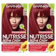 thumbnail image 1 of Tinte para el cabello Garnier Nutrisse Ultra Color R3 Light Auburn x2, 1 of 6